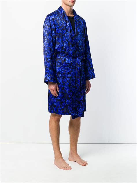 blue versace dressing gown|versace dressing gowns for men.